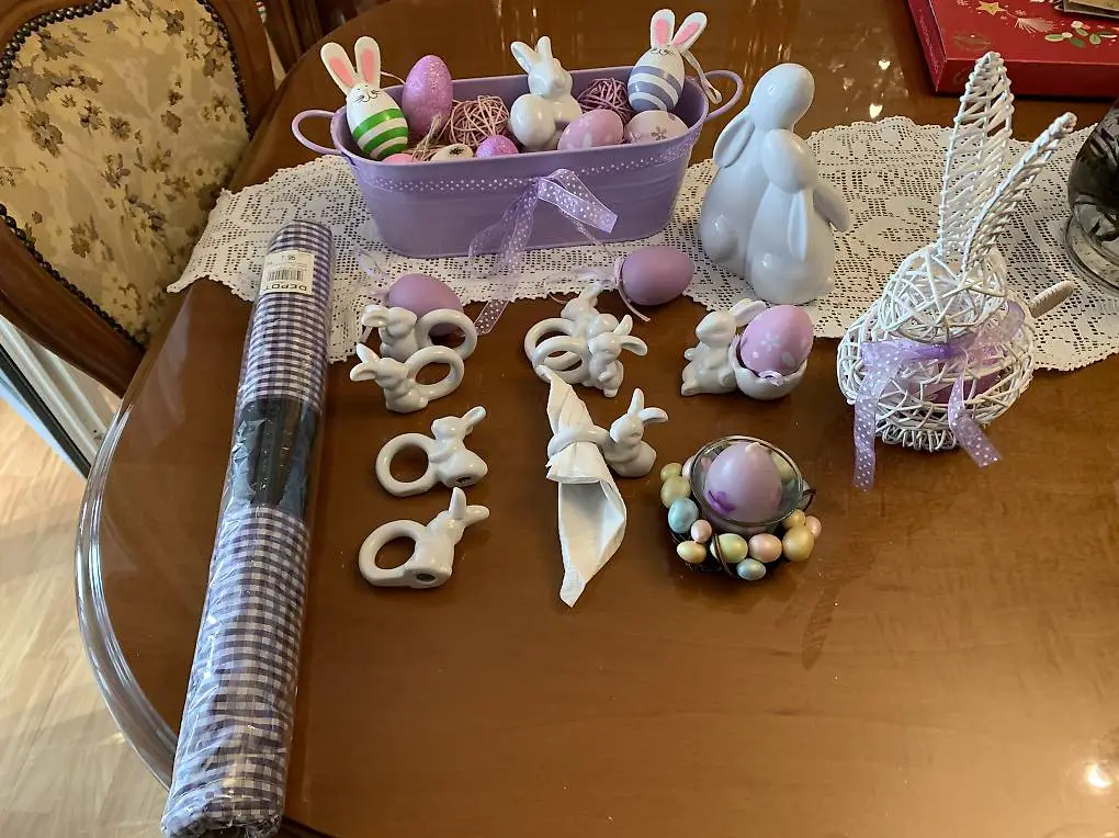 Dekoration für Ostern. alles neu