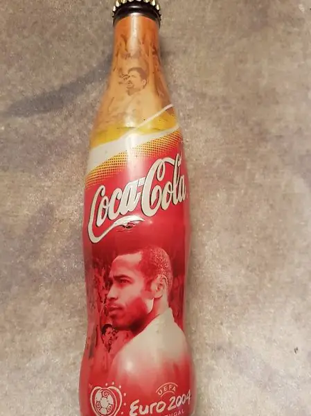 Coca-Cola Flasche /Fussball EM 2004 Portugal