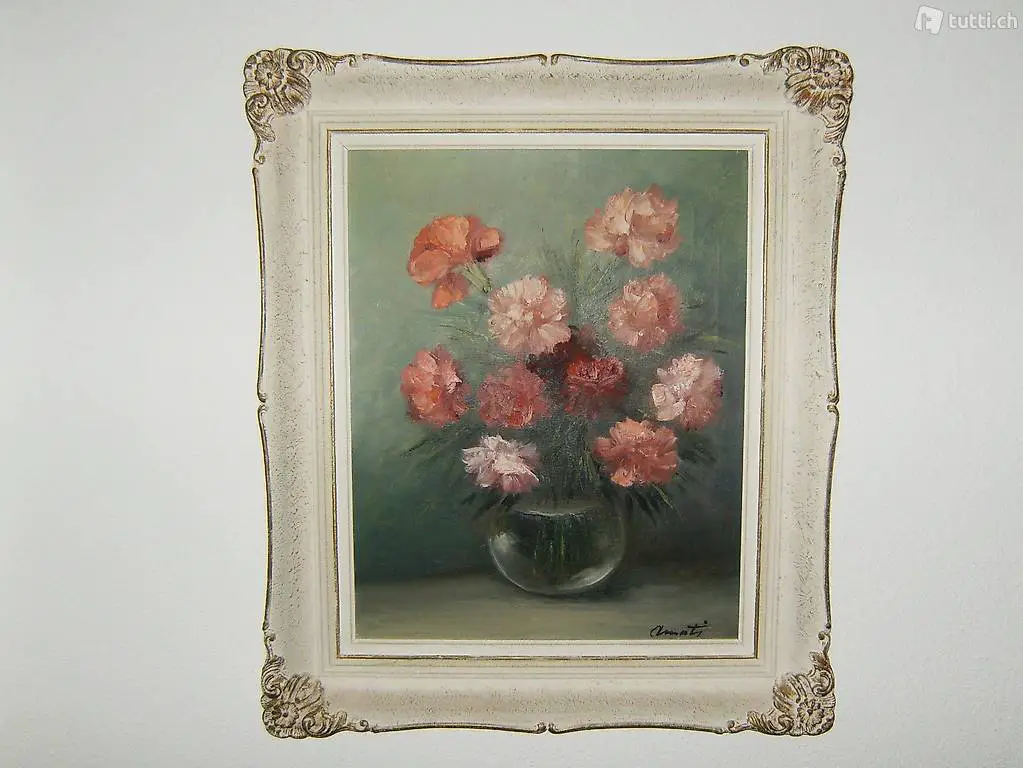 Blumenbild gespachtelt