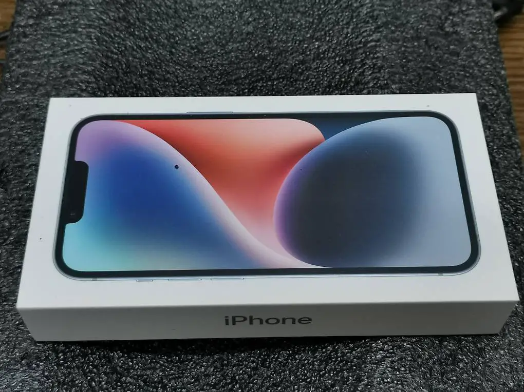 Ungeöffnete iPhone 14 Blue 128GB, Versiegelt