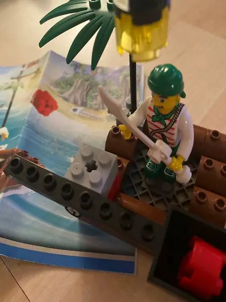 Lego Rarität 7070 Catapult Raft Piraten