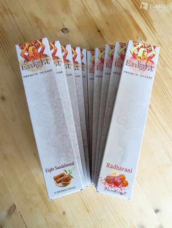 10 Päckli à 15 Stk Räucherstäbli, Räuchersticks