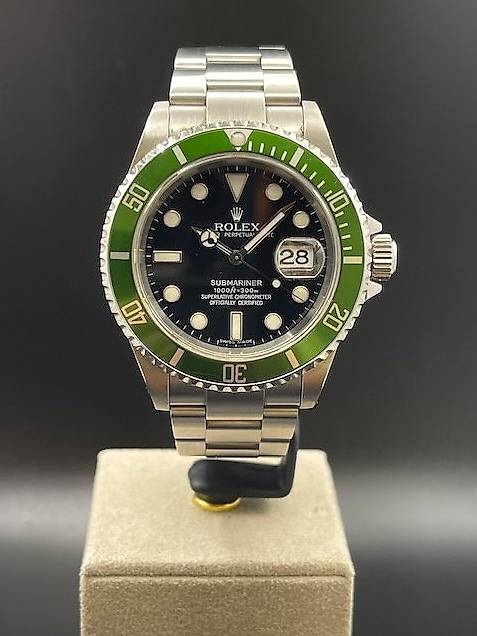 Rolex Submariner Date 40 Ghiera verde Kermit full set