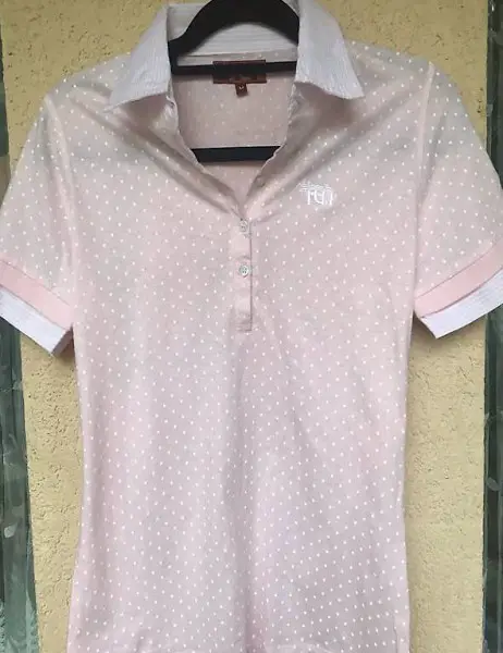 Damen Poloshirt neu hellrosa Grösse M