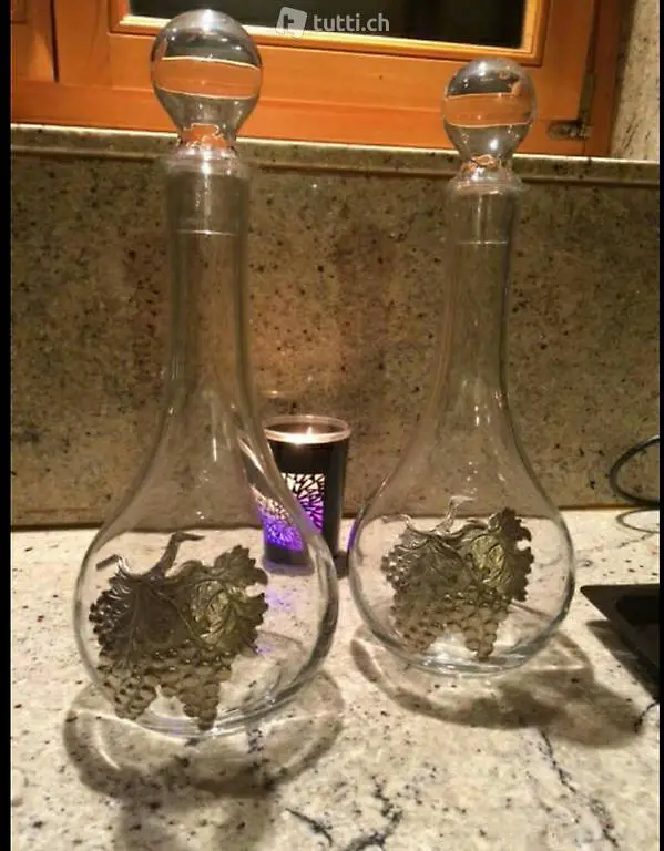 Karaffen mit Gläser