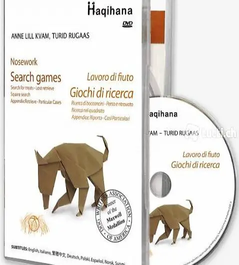  DVD Lavoro di fiuto e giochi di ricerca (nuovo)