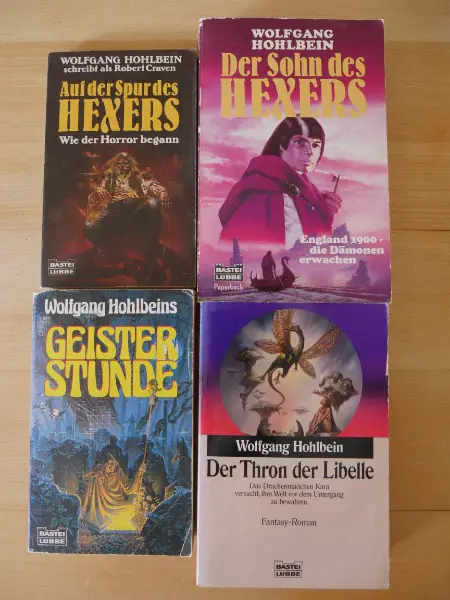Wolfgang Hohlbein - 4 Horror-Bücher