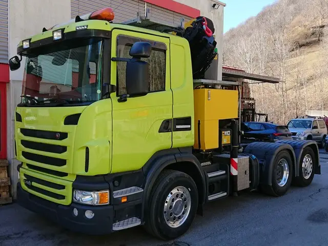 scania, g480, kran