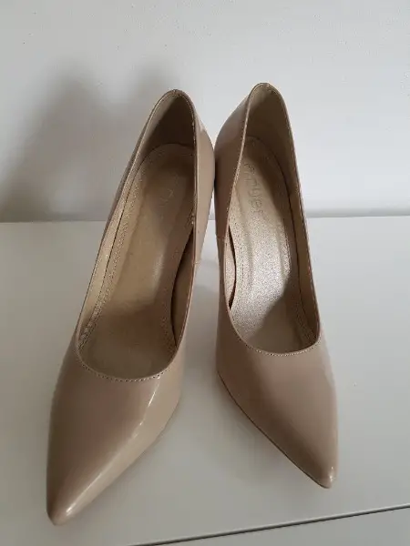 High Heels Gr. 39 nude
