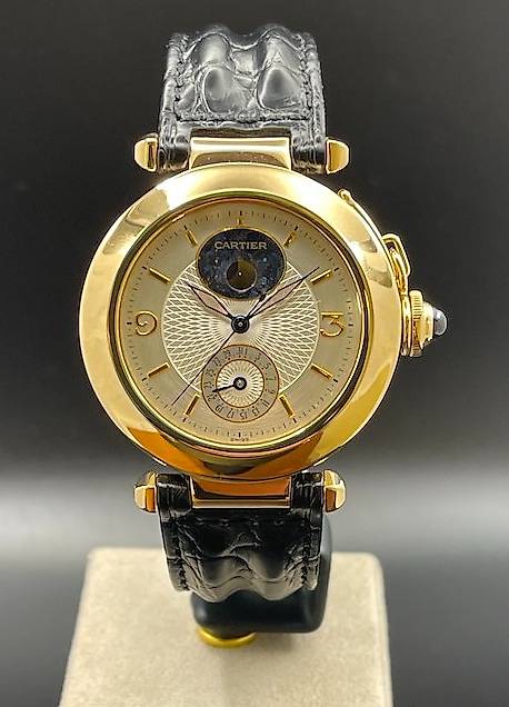 Cartier Pasha 38mm Moon Phases Yellow Gold 18Kt
