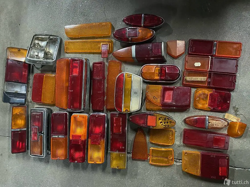 Fiat Blinker Schlusslampe und Fiat Lenkrader