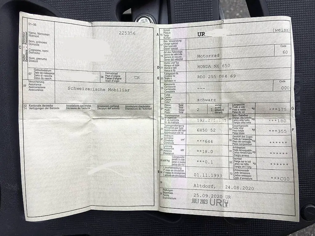 Honda NX 650 Dominator