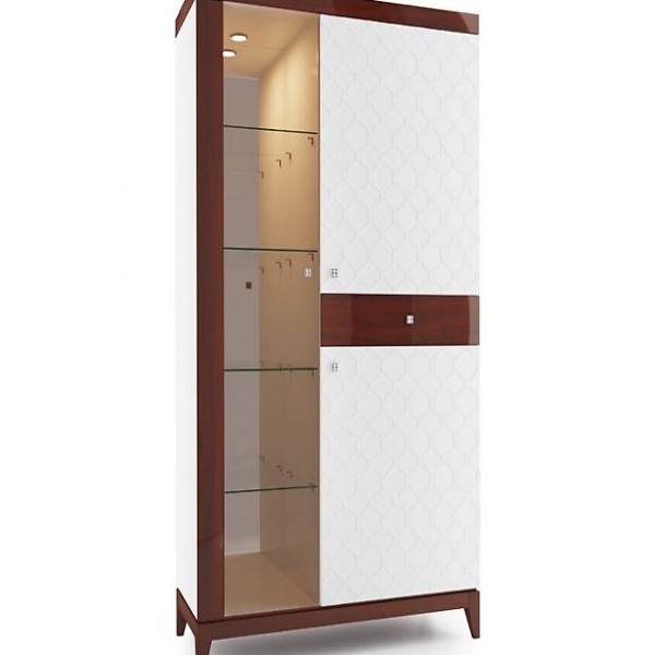  MODERNE DESIGN VITRINE GLASSCHRANK VITRINEN SCHRANK VI - W2A