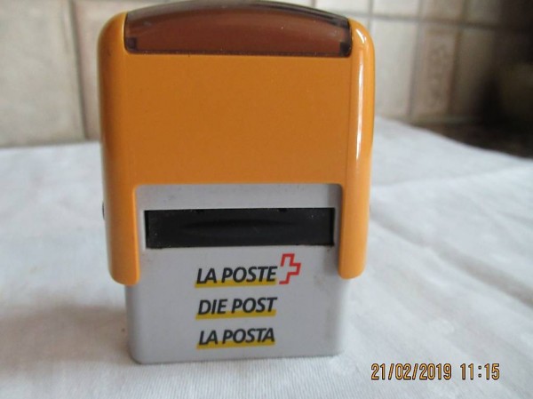  Stempel, mit Stempelkissen, von LA POSTE