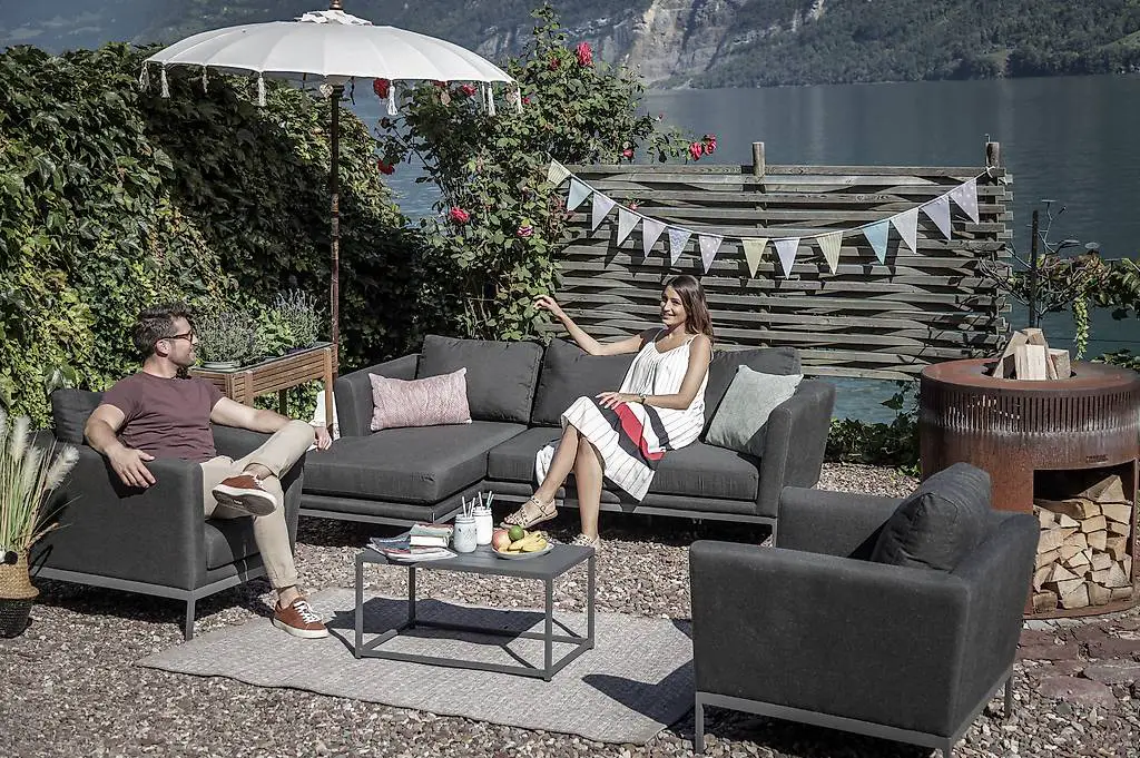 Hochwertige Möbel mit Sunbrella Stoff - Loungeset
