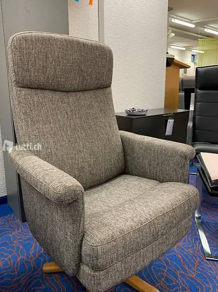  Dreh Sessel hoch Modell Malans von Erlacher Polster in Stoff