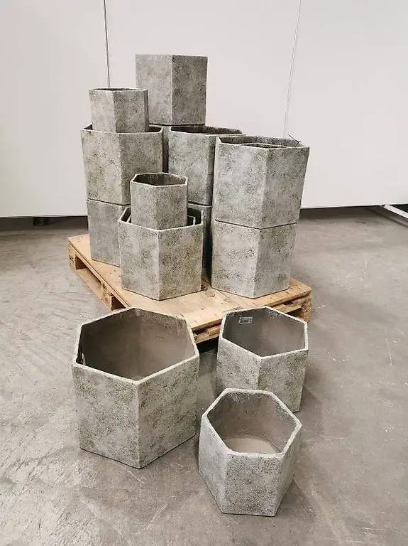 Pflanzengefäss Blumentopf Light Cement