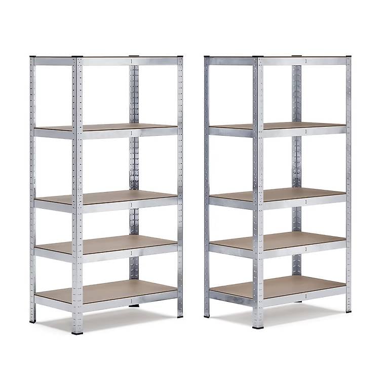 Steckregal 90 x 40 x 180 cm 2er Set