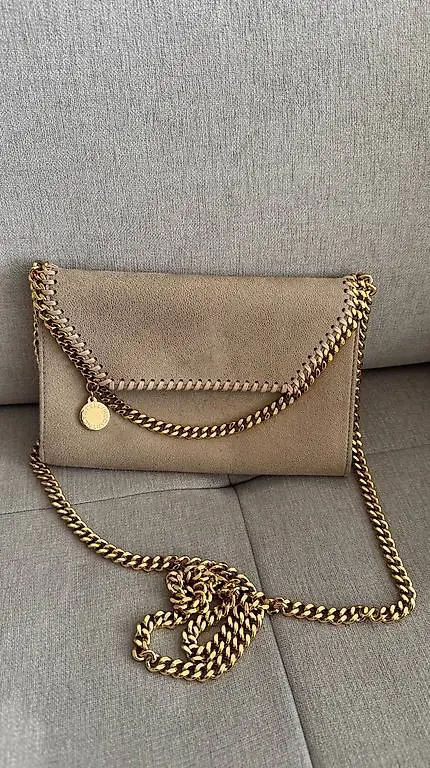 Stells mccartney Schultertasche beige