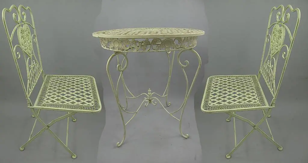 Gartentischgruppe, Tischgruppe, klappbar, Eisengruppe, Eisen