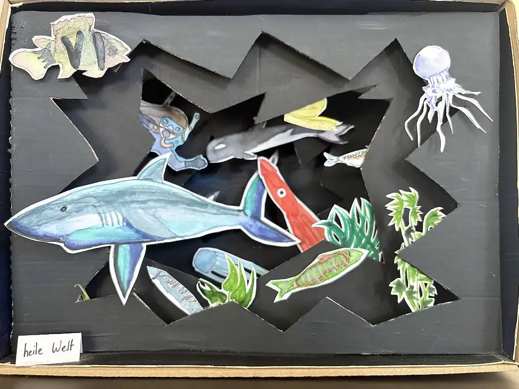 Unterwasser-Diorama? ? Heile Welt? ? handgemacht