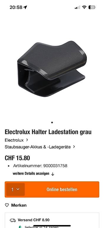 Elektrolux Halter Ladestation