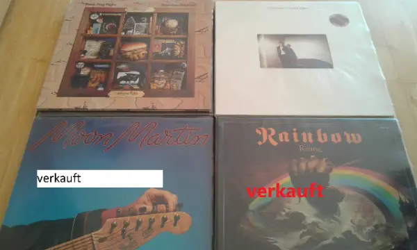 Vinyl Langspielplatten / LP / 70er Rock (Originale) Stückpreis