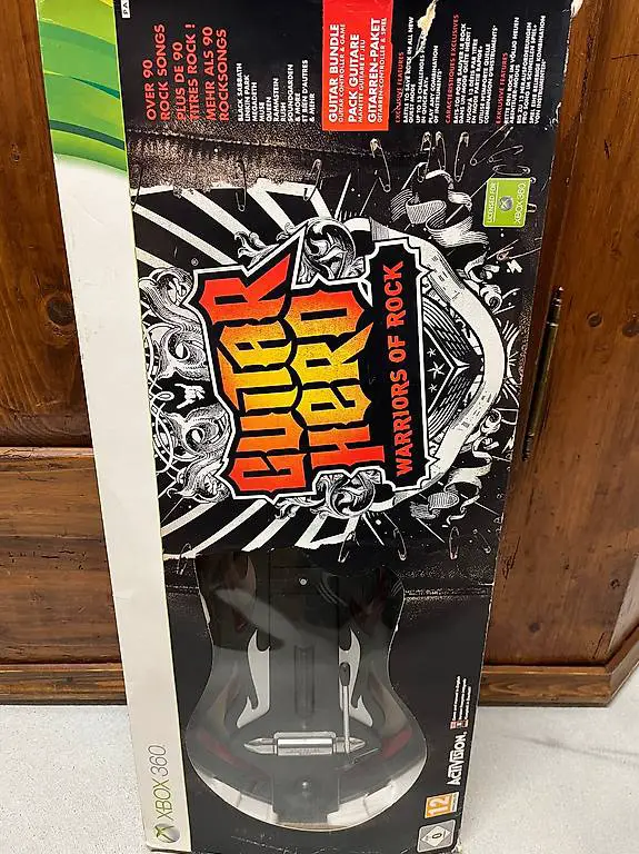 XBOX 360 Guitar Hero: Warriors of Wireless Guitar Controller