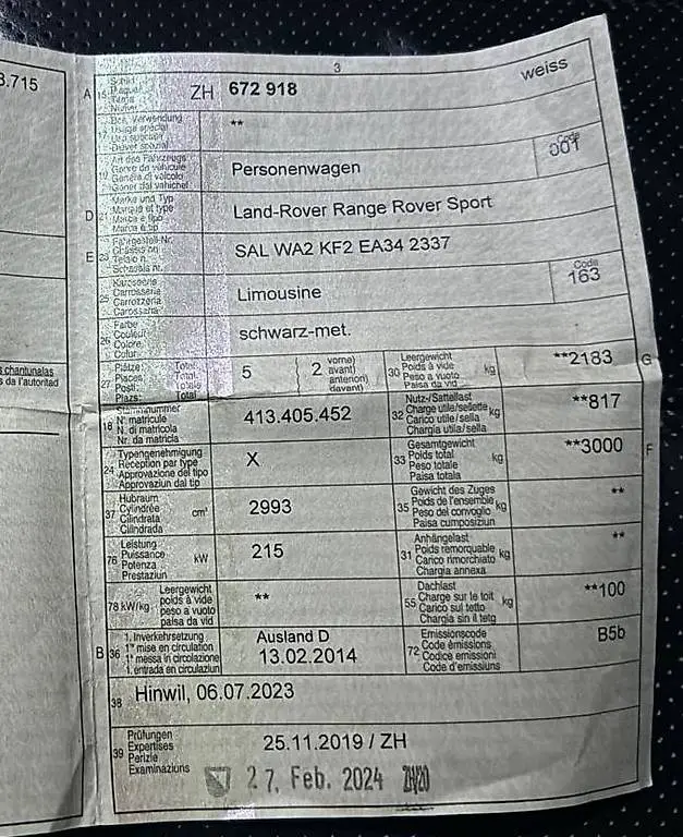Range Rover Sport TOP Zustand