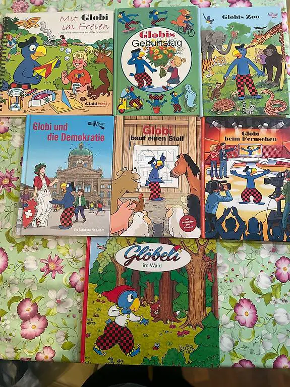 GLOBI, Globine Bücher, in sehr gutem Zustand