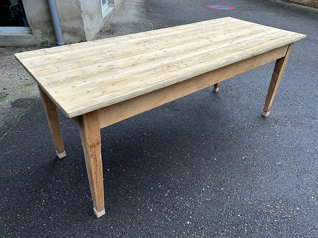 Bauerntisch Tanne 201 x 79 cm H: 80 cm SANDY