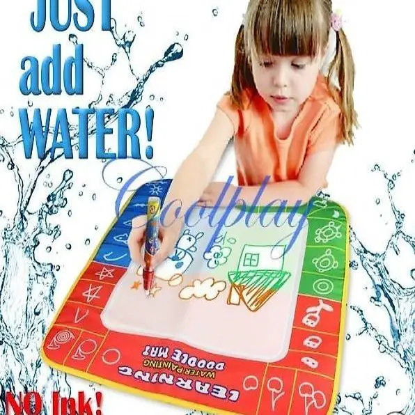  Magische Schreib und Zeichenmalunterlage nur mit Wasserkraft