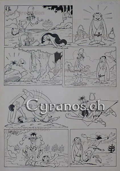 Bernardo Serrat - Comiczeichner - Originalzeichnung