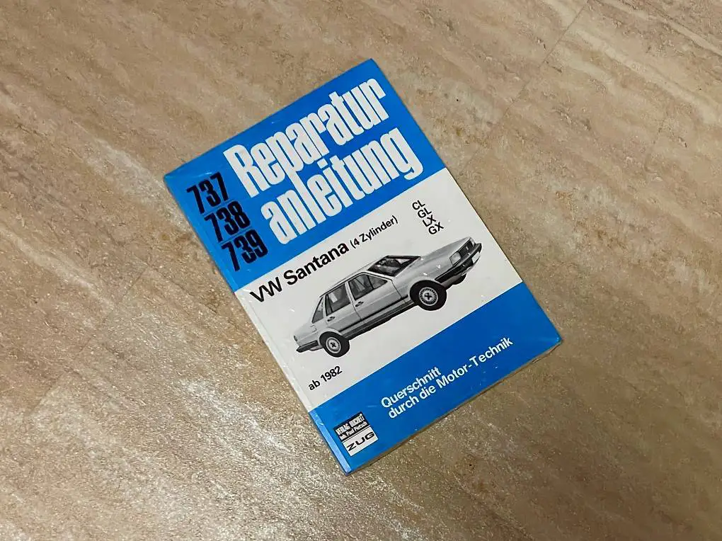 Bucheli Reparaturanleitung Nr.737 Nr.738 Nr.739 VW Santana