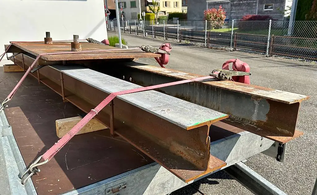 Stahl, Stahlträger, Breitflanschträger, Doppel-T-Träger