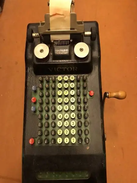 Vintage victor manufactured schreibmaschine