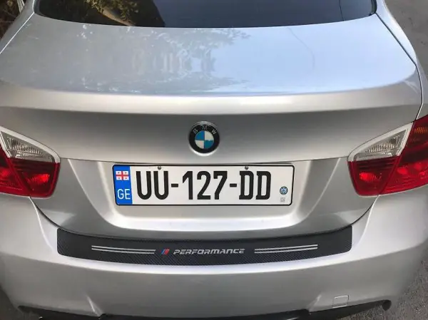 BMW Aufkleber Carbon Faser Hinten M - Aufkleber