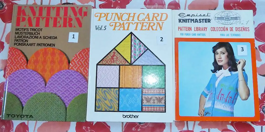 Für Strickmaschine Muster, Anleitung, Arbeits Bücher.