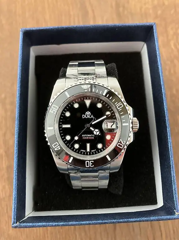 DUKA Herrenuhr Automatik *NEU + UNGETRAGEN" schwarz