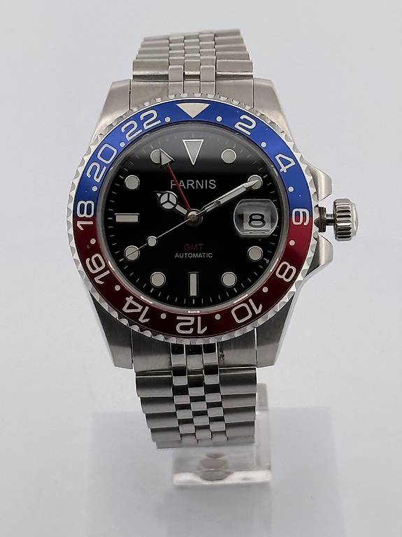 Parnis GMT Automatik Herrenuhr Occasion