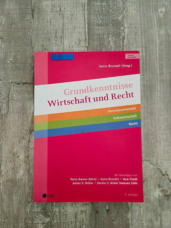 Grundkenntnisse Wirtschaft und Recht