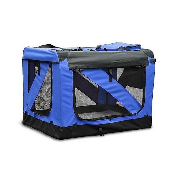 Hundebox faltbar XL blau