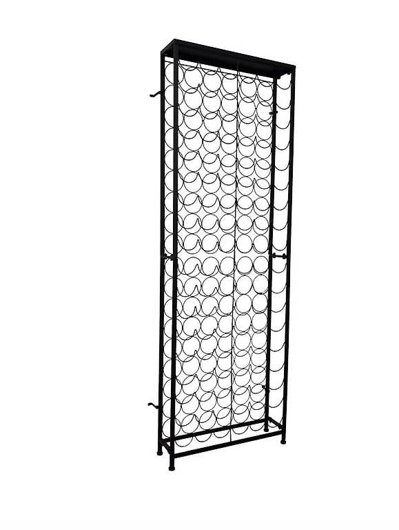 Flaschenregal für 108 Flaschen Metall