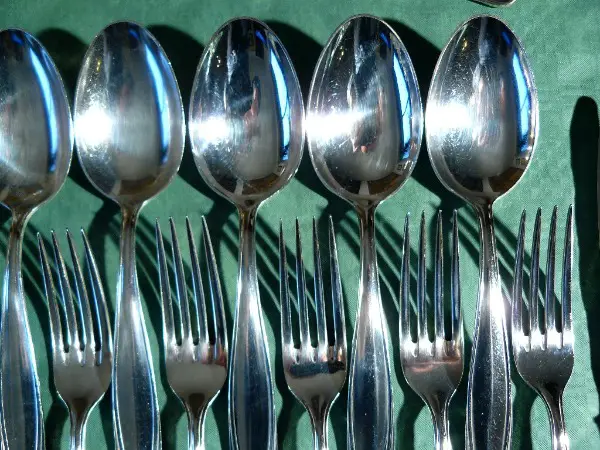 Besteck antik Höller Tafelsilber 100 für 6 Pers. BE022