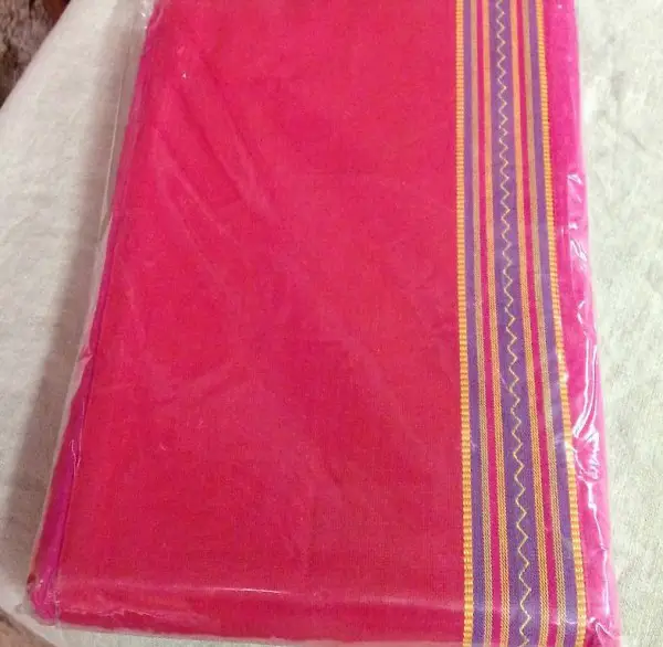 Neues rosa und blaurotes 150/250 cm Tischtuch