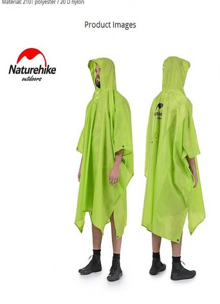  Naturehike 3 in 1 Poncho Bergsteigen NH17D002-M
