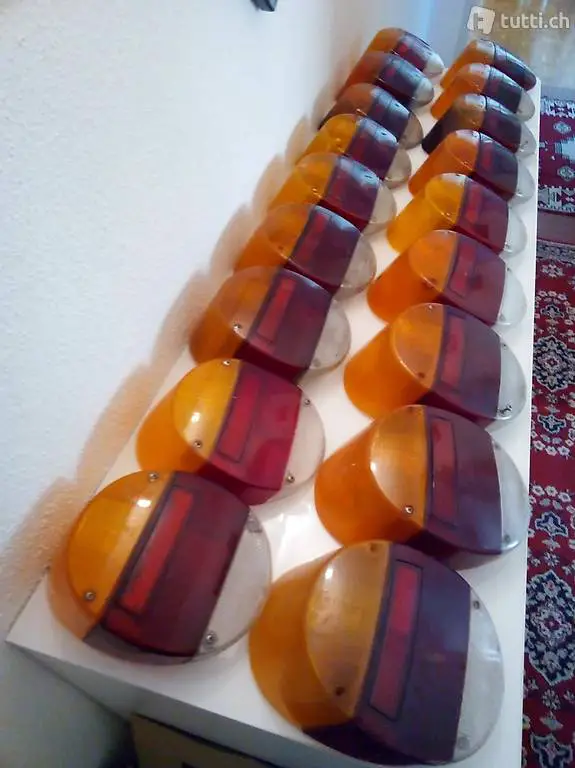 VW Käfer Elefant Fuss Rücklicht Glas.