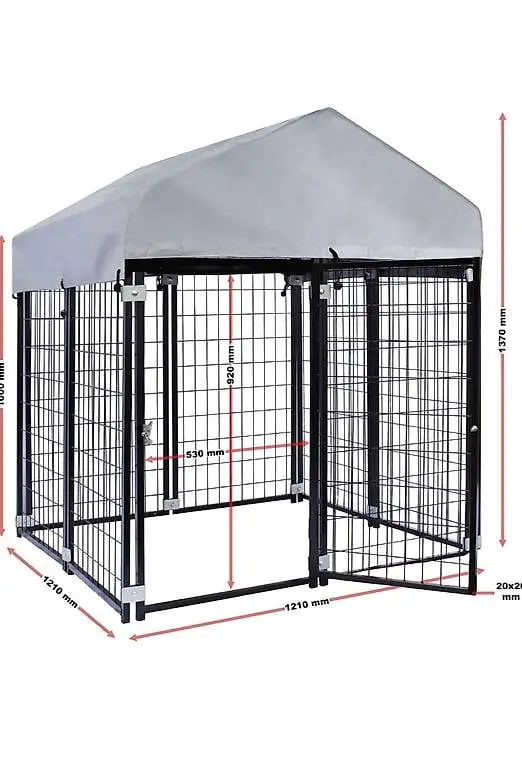 Hundezwinger mit Überdachung