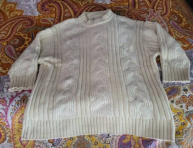 Chenille Pullover NEU, GR XL warm und weich