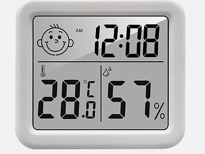 Portofrei Uhr Thermometer Hygrometer Feuchtigkeit messgerät